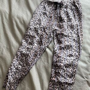 Forte Forte Silk Leopard Print Pants sz 2